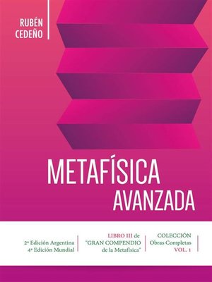 cover image of Metafísica Avanzada